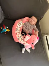 Funda de asiento de apoyo para sofá de bebé, silla de felpa para aprender a sentarse, cuna de nido cómoda, lavable, sin relleno