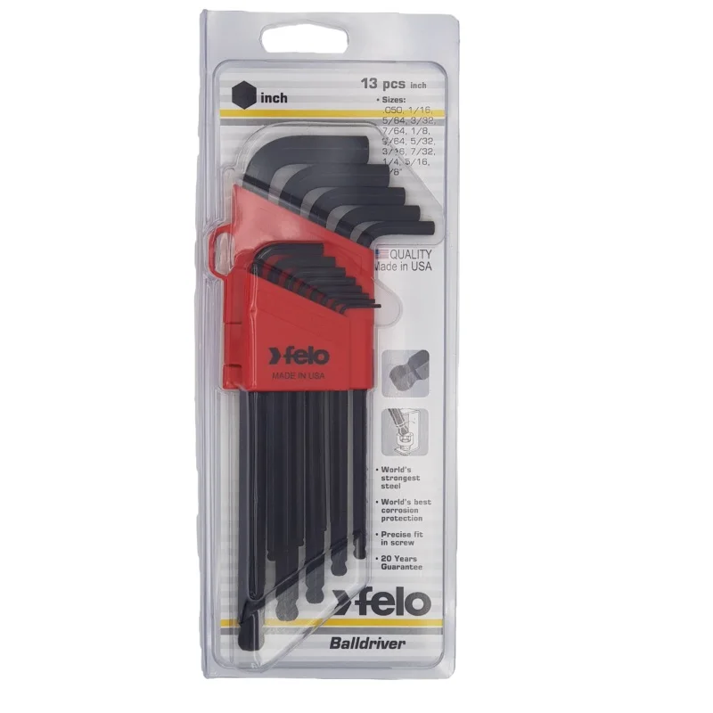 Felo Набор шестигранных ключей с шаровым окончанием 13 шт 37513001