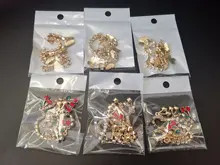 Tobillera de cadena de tenis para mujer, con diamantes de imitación, mariposa, estrella de cereza, Luna Corazón, abalorios de fantasma, cadena Descalzos