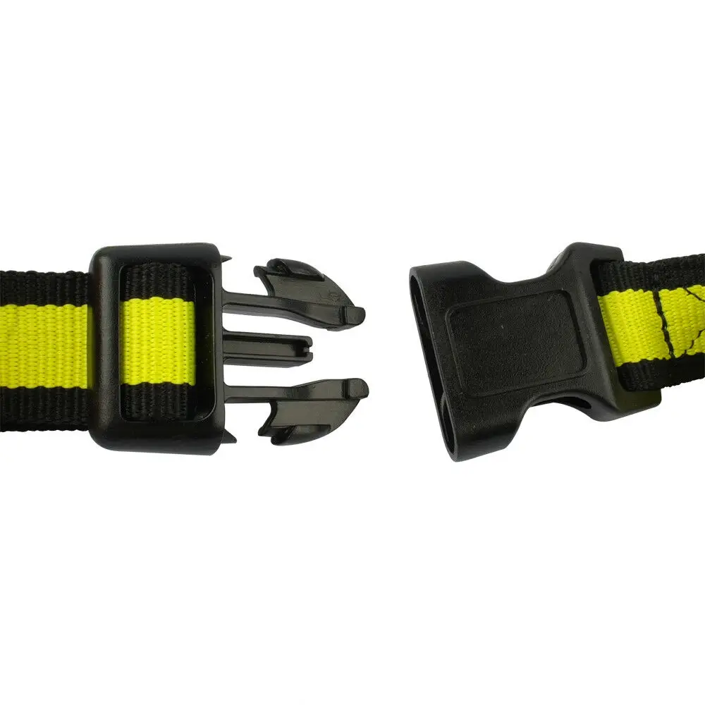 Hands Free Dog Leash Running Jogging Waist Belt Dual Handle Training Bungee Lead 30g4120