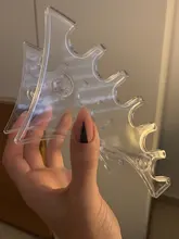 Juego de soporte de cepillos de manicura, cepillo de salón, estante de pluma, accesorio, portador de tallado, herramienta de manicura, soporte acrílico, 1 Set