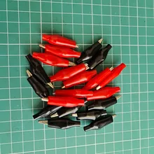 Probe-Meter Alligator-Clip Testing Electrical-Clamp Auto-Battery Crocodile Metal Plastic