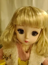 Muñeca BJD de 12 pulgadas con 22 articulaciones móviles, 30cm, Ojos de cerca, muñecas parpadeantes con ropa de moda, falda, vaqueros, juguetes para niñas, regalo