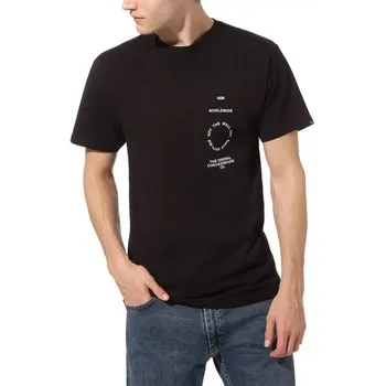 

Men’s Short Sleeve T-Shirt Vans DISTORTION TYPE Black