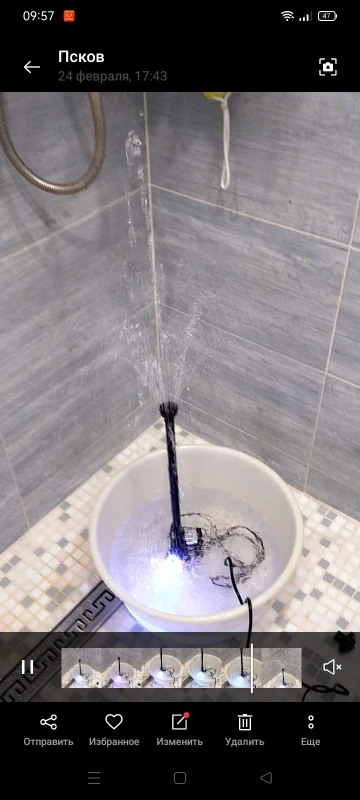 USB Water Pump Ultra-quiet with Power Cord Waterproof Fountain with 12 LED Light for Garden Water Pump Aquarium Fountain фонтан photo review