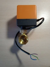 Electric Actuator Thread-Ball-Valve Water-Gas-Oil Brass Motorized 2-Way DN20/DN25 220V