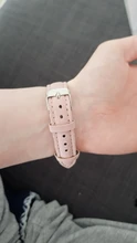 Relojes de pulsera de piel y cuarzo Reloj Blanco para mujer, de marca Ulzzang, con esfera de números sencilla, 2020