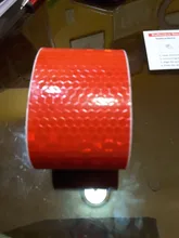 Cinta de advertencia reflectante para seguridad en bicicleta, 3M