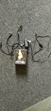 Pedal de efecto guitarra eléctrica de 5 vías, accesorios de fuente de alimentación, adaptador de cable de cadena de margaritas Pro 9V DC 1A US EU UK JP AU Plug pod