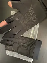 Driving-Gloves Two-Finger Fitness Riding Sports-Glof Non-Slip Ice Silk High-Elastic