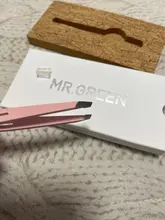 MR.GREEN-Pinzas para cejas, extractor de pelo fino de Belleza del cabello de colores, pinzas para cejas inclinadas de acero inoxidable, herramientas de maquillaje para eliminación