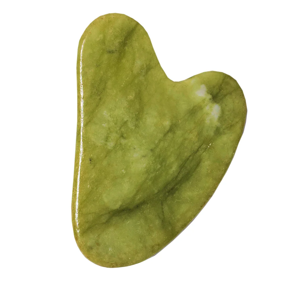 Scraper gouache for massage face neck from natural stone jade body