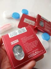 Lentes de contacto con ojos oscuros, novedad, Cosplay