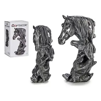 

Horses Silver Resin Silver (10 x 33 x 20 cm)