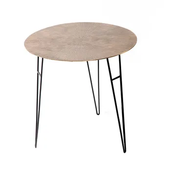 

Iron AUX table cover ALUMIN round 50X50X50