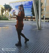 Short Dress Bow-Puff V-Neck Long-Sleeve Drawstring Ruffled Sexy Hollow-Out Mini Women