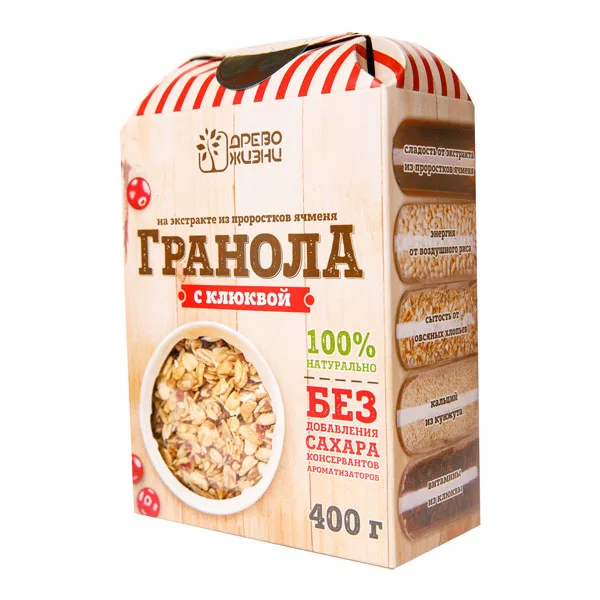 Гранола с клюквой Древо жизни