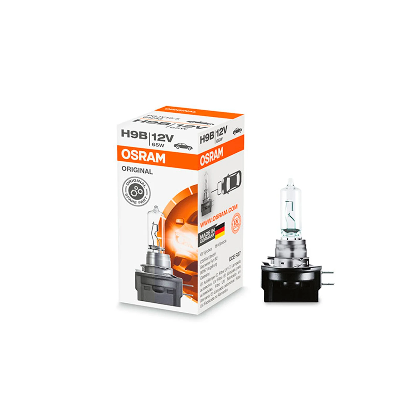 Лампа галогенная Osram Original Line H9B 12V 65W PGJY19-5 1 шт. | Автомобили и мотоциклы