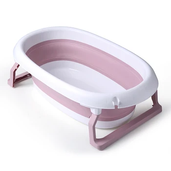 

New Born Silicon Infant with Digital Thermometer Foldable Baby Bath Tub