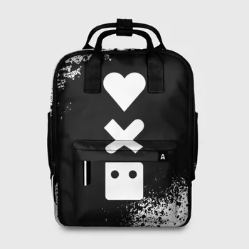 

Women's backpack 3D love death robots (LDR)