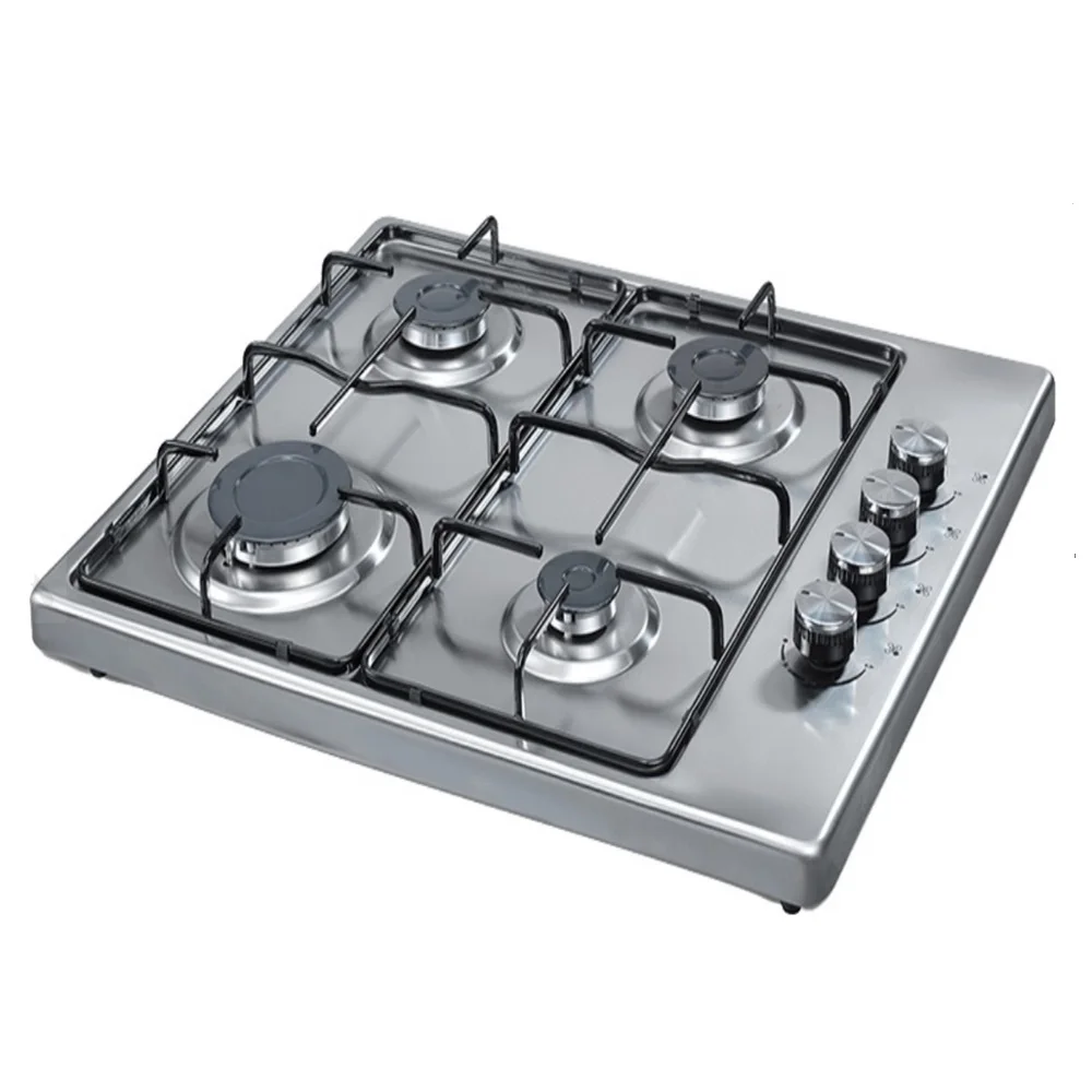 Кухонная плита с 4 горелками кухонная утварь газовая INOX цветная новый дизайн |