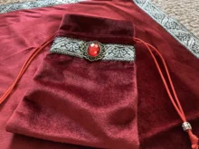 Velvet Board-Game-Accessories Tarot Tablecloth Flocking Stone Hand Bags with Fabric Beautiful