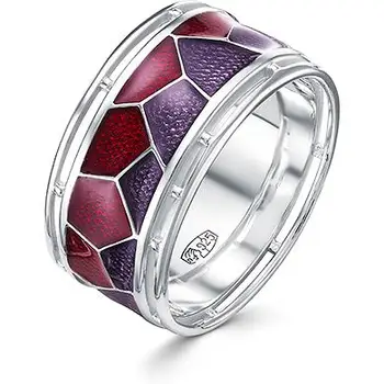 

Alcor ring with enamel from silver