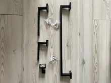 Toilet-Paper-Holder Towel-Bar Bathroom-Hardware-Set Black Robe Hook ELLEN EL990S Matte