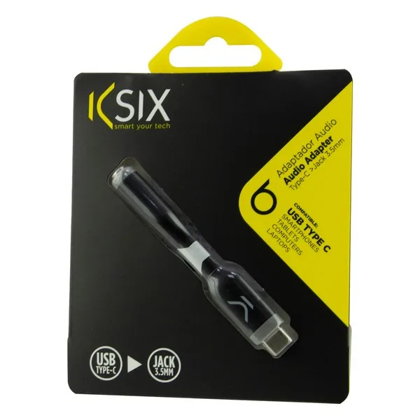 Адаптер аудио Jack USB-C черный