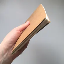 Creative kraft paper Traveler notebook inside page Diary notebook Various styles