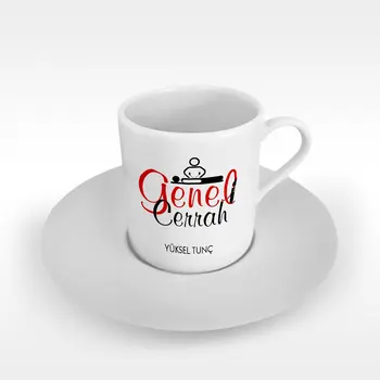 

Personalized Professional General Surgeon Turkish coffee Cup-1