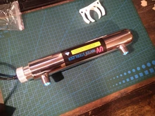 De acero inoxidable UV esterilizador de agua ultravioleta de lámpara de tubo directo beber agua Filtro de desinfección de peces de acuario tanque purificador