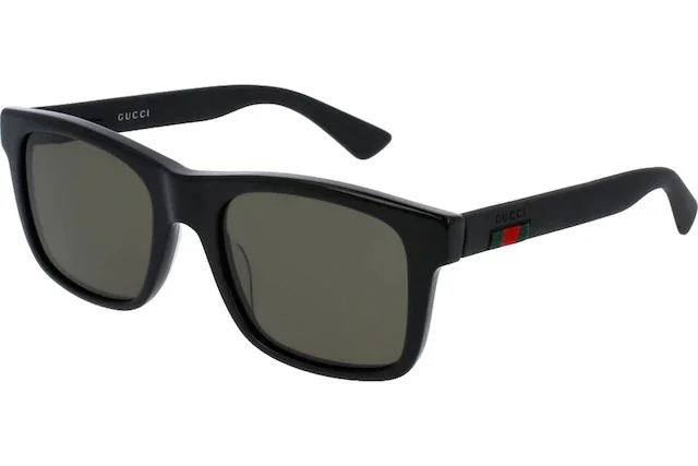 Gucci GG0008S (001) 53 мужские солнцезащитные очки 437003310| |