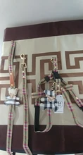 Harness Leash Chain Teddy Walking-Rope Collar Dog Small Medium Pet-Dog Classic Check