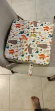 Cojín para silla de bebé, cojín para comedor ajustable, extraíble, potenciador