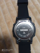 SKMEI-reloj Digital resistente al agua para hombre, cronómetro de correa de silicona, 100M, electrónico, deportivo, negro