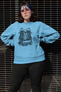 

Angemiel Wear Injured Blue Women Sweatshirts