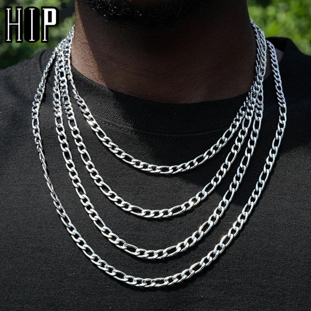 12mm Iced Out Rhinestone Cuban Link Stainless Steel Black Plated Necklace  Adjustable Length Curb Chain Gift for Men - AliExpress