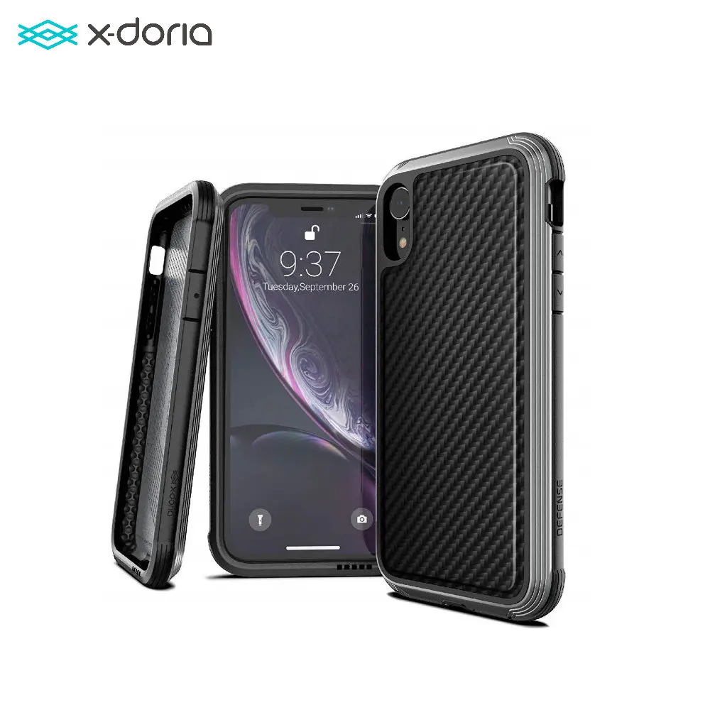Клип-кейс противоударный карбон x-doria Defense Lux for IphoneXR | Мобильные телефоны и