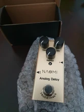 Pedal de efecto de guitarra Mini, DC 9V, con Control de intensidad