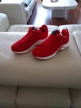 Casual Shoes Flats Air-Cushion Women Sneakers Fitness Female Outdoor Breathable Lace-Up