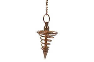 

Spiral pendulum-copper for healing, reiki, divination, pendulum for healing and esoteric