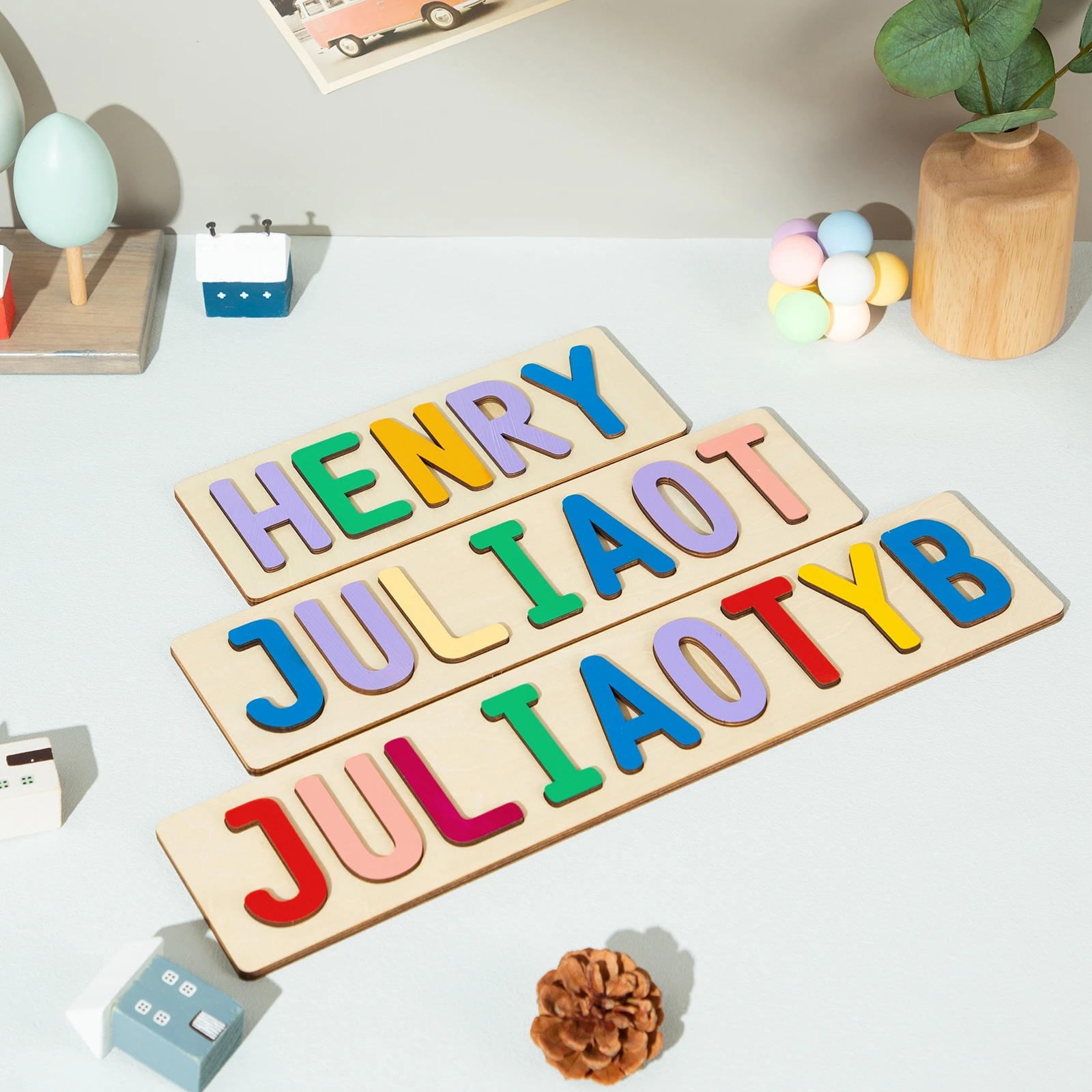 Kids Educational Learning Toys Handmade 