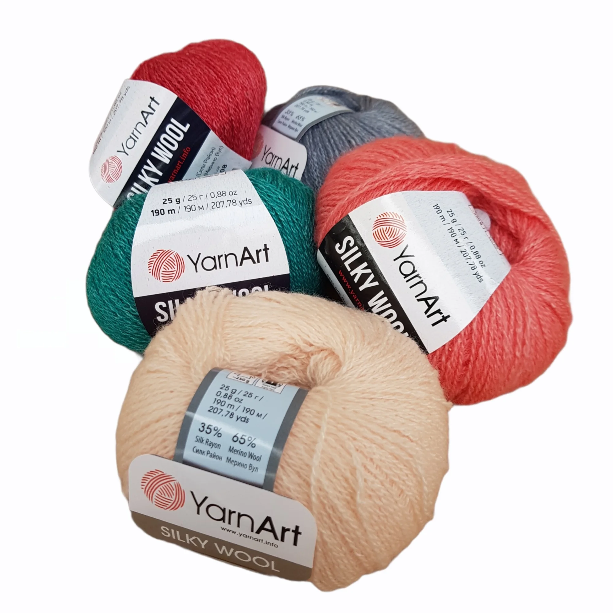 Yarnart Silky Wool - Knitting Yarn Purple - 334