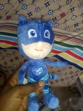 PJ máscaras de dibujos animados de 4 Uds peluche animado figura Catboy Owlette máscaras Gekko figuras de Anime juguetes para niño niña regalo de cumpleaños