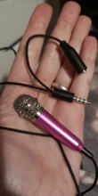 Mini Microphone Stereo-Studio-Mic KTV Karaoke Portable for Size:App.5.5cm--1.8cm