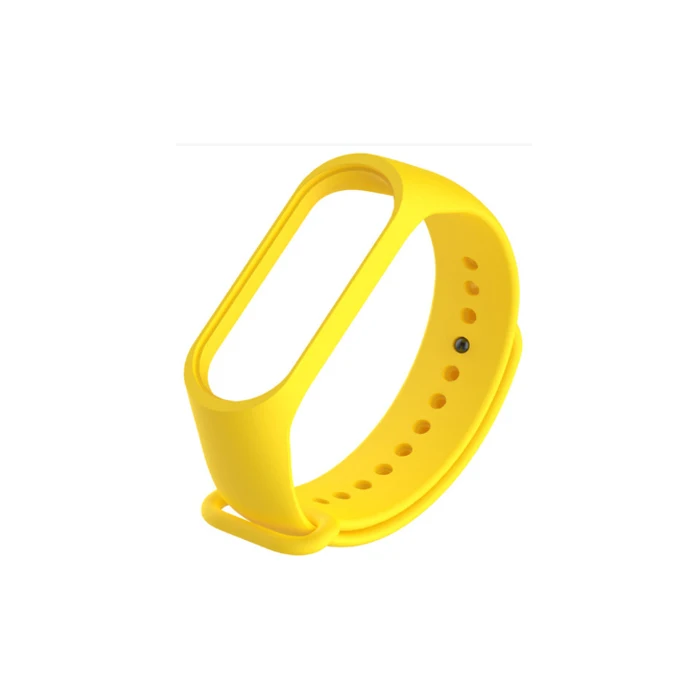 Ремешок REFRUKT для фитнес-браслета Xiaomi Mi Band 3 и 4 - Жёлтый | Наручные часы