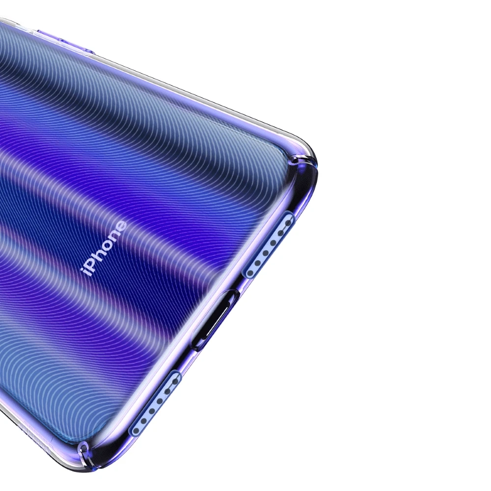 Чехол Baseus Aurora Case For iP XR 6.1inch WIAPIPH61-JG03(Прозрачно-синий