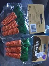 3Pcs Carrot Shaped Rabbit Hamster Chew Bite Toys Guinea Pig Tooth Cleaning Toys