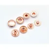 Rose gold Fashion Spring Metal Snaps Buttons Spring Snap Fasteners Leatherworking Metal Snap Tool Leather Snaps Leather Fastener 1